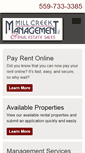 Mobile Screenshot of millcreekmgt.com